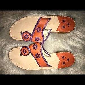 Jack Rogers Spirit Sandal in Clemson Color
